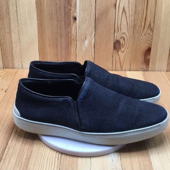 rag and bone Shoes Women Sz 11 Dark Blue 0919 slip on canvas - Picture 1 of 10